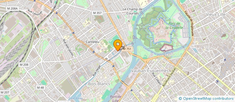 localisation de l'entreprise RM IMMOBILIER à LAMBERSART