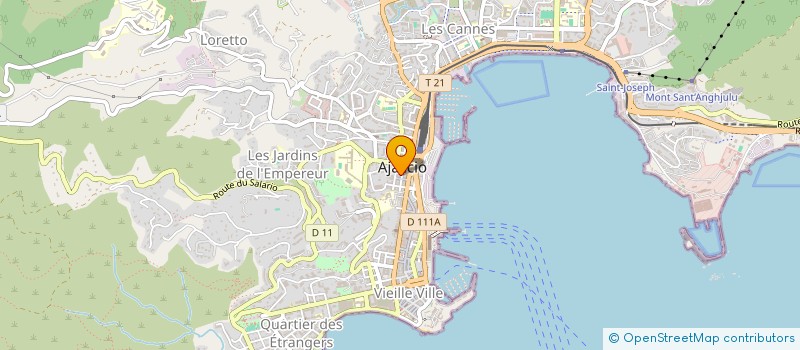 localisation de l'entreprise RM IMMOBILIER  AJACCIO