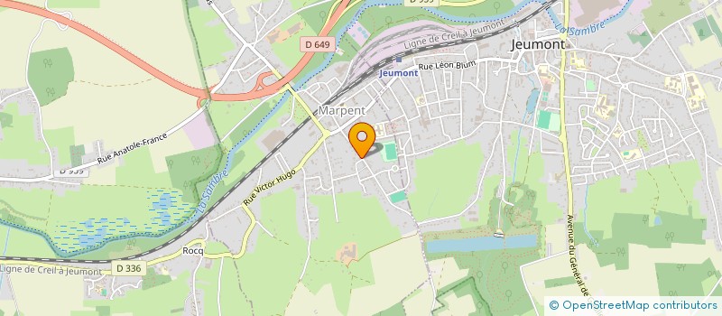 localisation de l'entreprise RM-INCENDIE à MARPENT