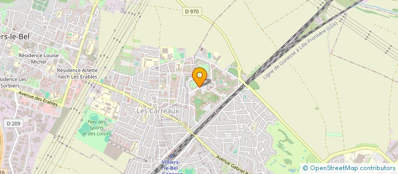 localisation de l'entreprise RM INFORMATIQUE ET BAZAR  GONESSE