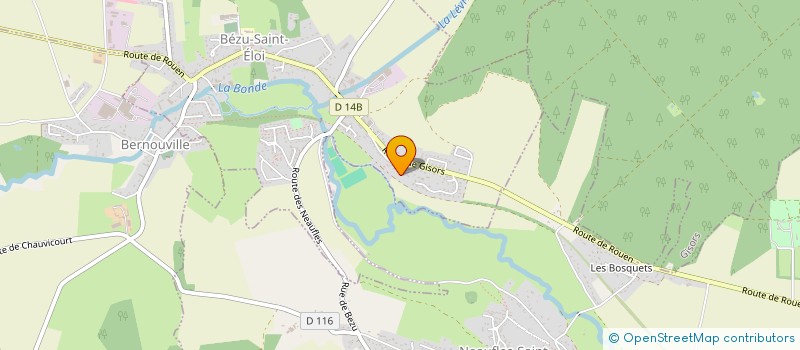 localisation de l'entreprise RM INSTALLATION PLOMBERIE & DEPANNAGE  BEZU-SAINT-ELOI