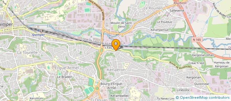 localisation de l'entreprise RM INTERMEDIATION à QUIMPER