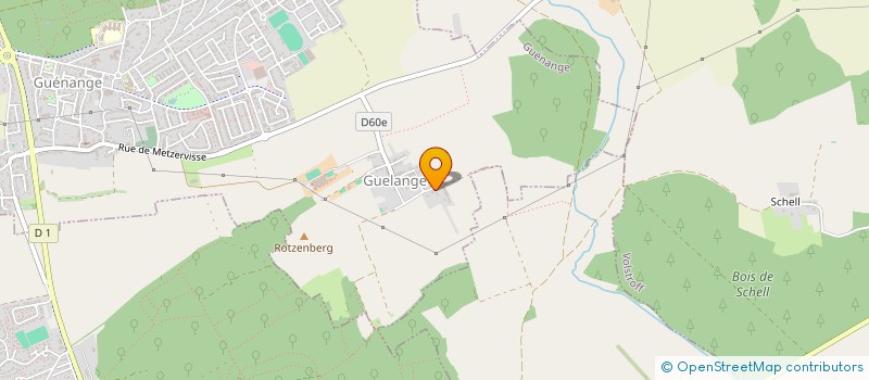 localisation de l'entreprise RM INVEST  GUENANGE