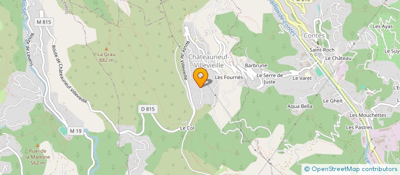 localisation de l'entreprise RM INVEST  CHATEAUNEUF-VILLEVIEILLE