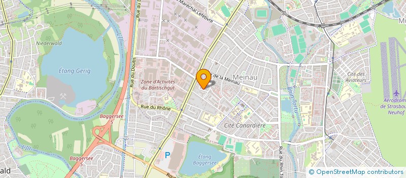 localisation de l'entreprise RM ISOL à STRASBOURG