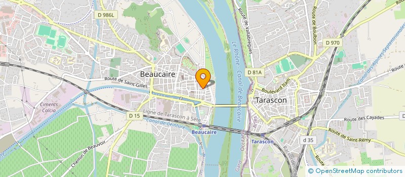 localisation de l'entreprise RM ISOLATION à BEAUCAIRE