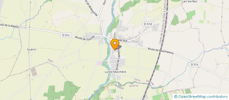 localisation de l'entreprise RM LAVERIE à PACT