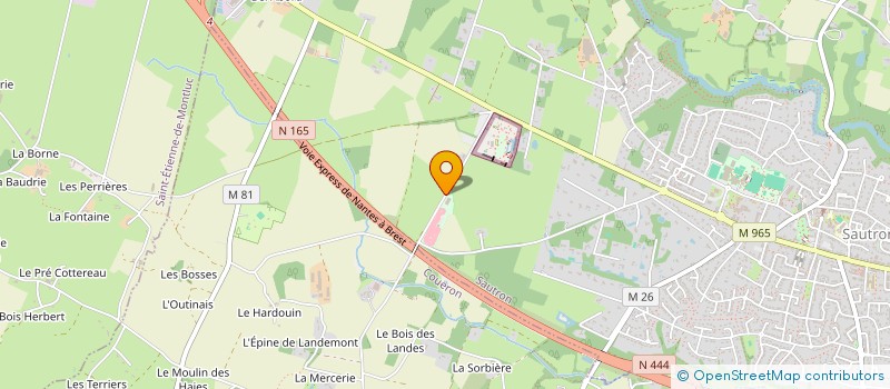 localisation de l'entreprise RM LES NAUDIERES à SAUTRON