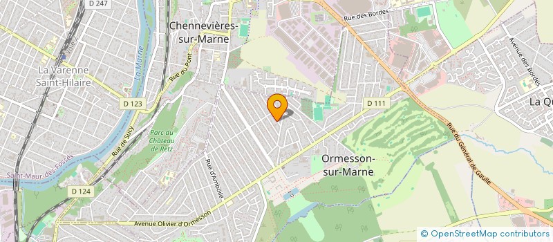 localisation de l'entreprise RM LOC TP à ORMESSON-SUR-MARNE