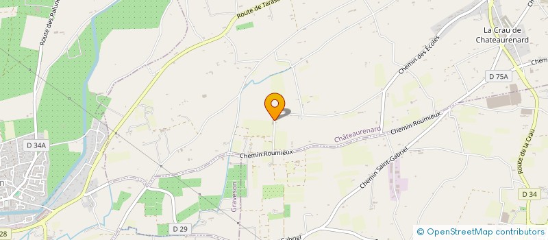 localisation de l'entreprise RM LOCATION  CHATEAURENARD