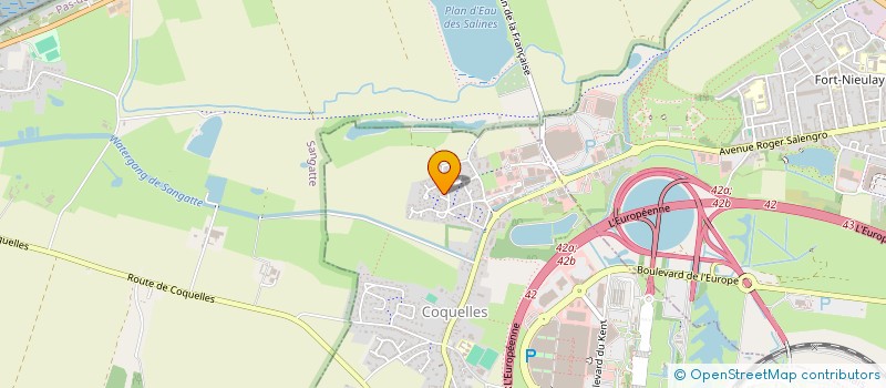 localisation de l'entreprise RM MENTON  COQUELLES