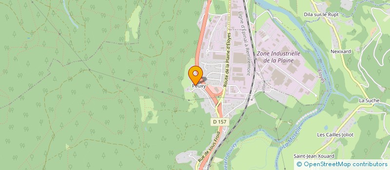 localisation de l'entreprise RM MONTAGNE  SAINT-NABORD