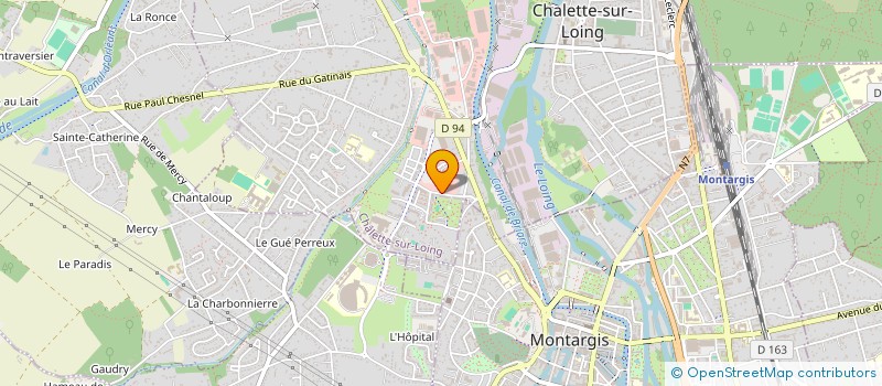 localisation de l'entreprise RM NETTOYAGE à CHALETTE-SUR-LOING