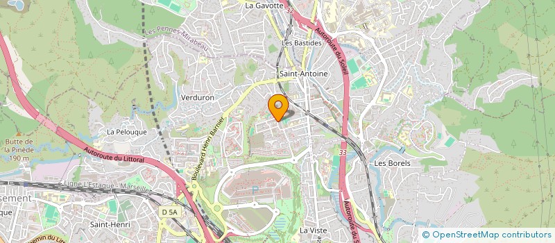 localisation de l'entreprise RM.P  MARSEILLE