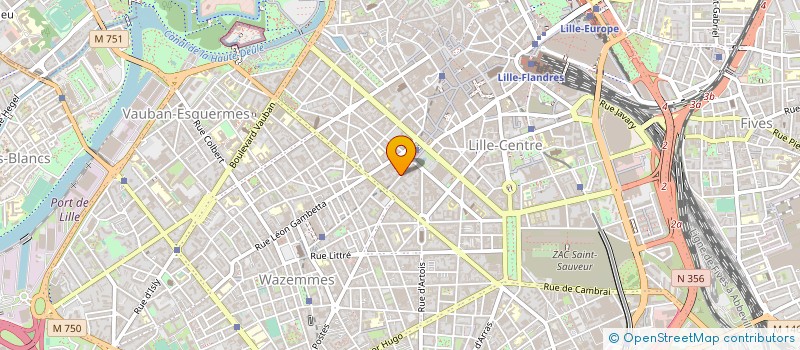 localisation de l'entreprise RM PAINS 621 à LILLE