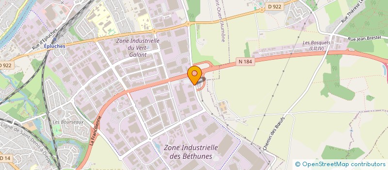 localisation de l'entreprise RM PALETTES à SAINT-OUEN-L'AUMONE