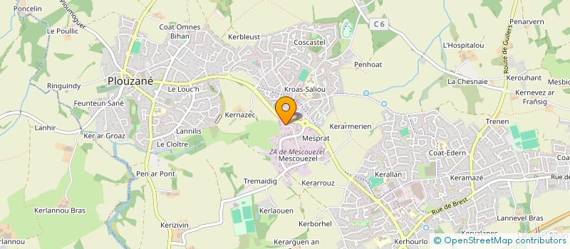 localisation de l'entreprise RM PAPERS  PLOUZANE