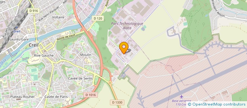 localisation de l'entreprise RM PARTICIPATIONS  CREIL