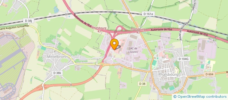 localisation de l'entreprise RM PHALSBOURG  PHALSBOURG