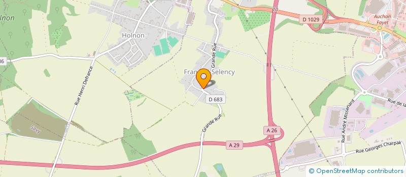 localisation de l'entreprise RM PIERSON  FRANCILLY-SELENCY