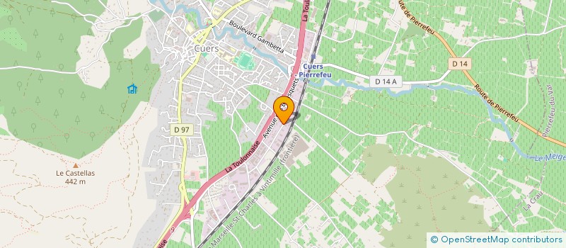 localisation de l'entreprise RM PRESTA 83  CUERS