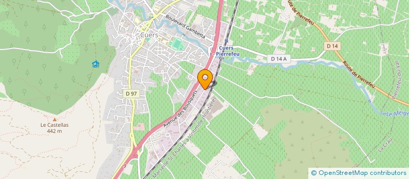 localisation de l'entreprise RM PRESTA VITI AGR SERVICES à CUERS