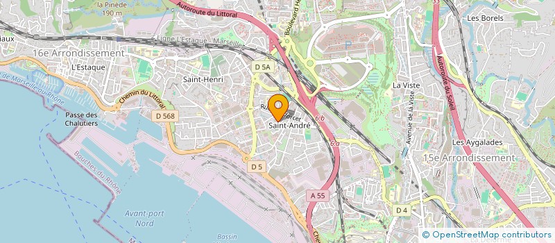 localisation de l'entreprise RM PRO à MARSEILLE