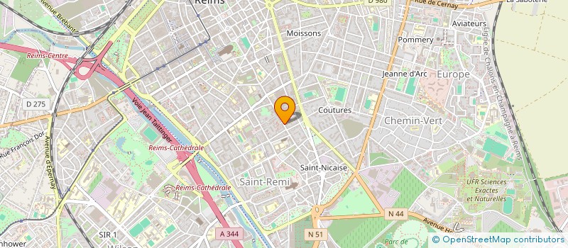 localisation de l'entreprise RM PROD  AY-CHAMPAGNE