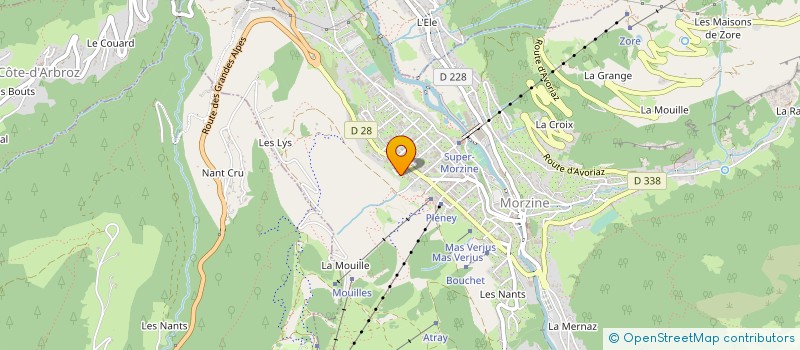 localisation de l'entreprise RM PROJECT à THONON-LES-BAINS