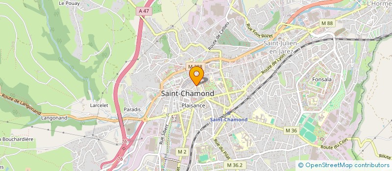 localisation de l'entreprise RM RENOV à SAINT-CHAMOND