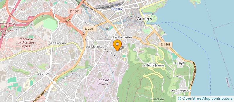 localisation de l'entreprise RM RENOVATION à ANNECY