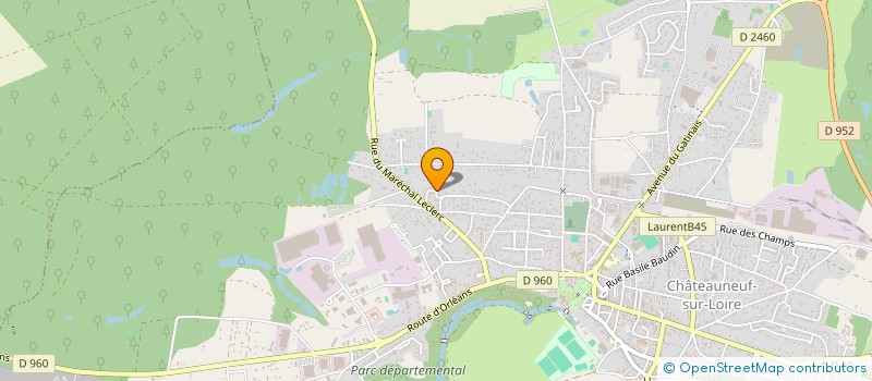 localisation de l'entreprise RM RENOVATION à CHATEAUNEUF-SUR-LOIRE