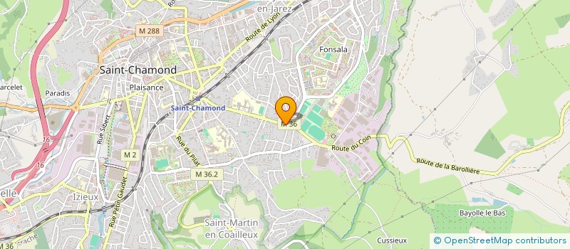 localisation de l'entreprise RM ROBOTS à SAINT-CHAMOND