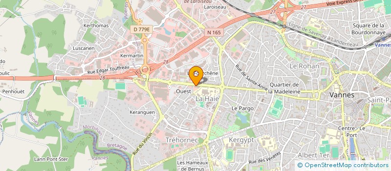 localisation de l'entreprise RM&RT à VANNES