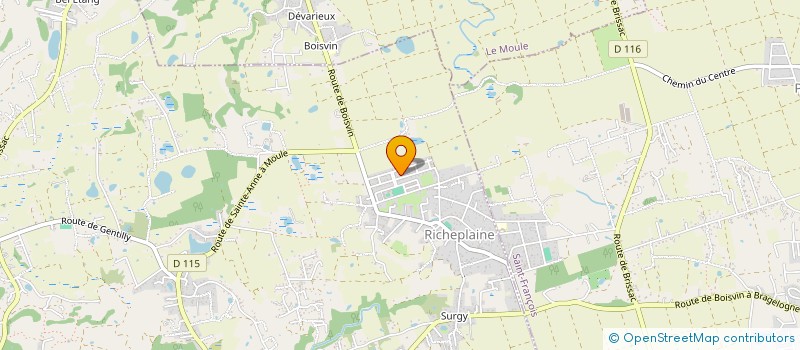 localisation de l'entreprise RM SERVICES  SAINTE-ANNE