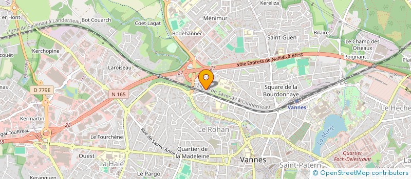 localisation de l'entreprise RM SERVICES à VANNES