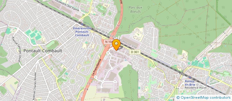 localisation de l'entreprise RM SERVICES à ROISSY-EN-BRIE