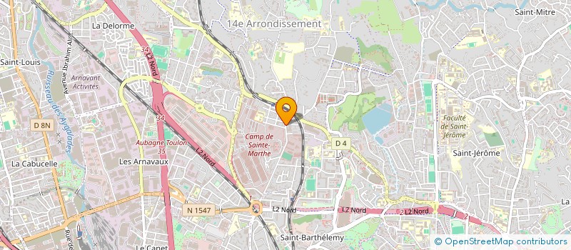 localisation de l'entreprise RM SHOP à MARSEILLE