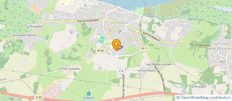 localisation de l'entreprise RM SPORTS AND ENTREPRISES à LE PELLERIN