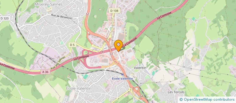 localisation de l'entreprise RM STORES ET FERMETURES  ECOLE-VALENTIN