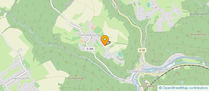 localisation de l'entreprise RM TAXI  DANNELBOURG