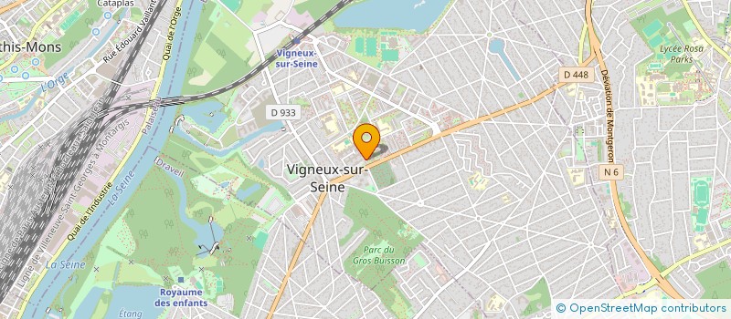 localisation de l'entreprise RM TAXI à VIGNEUX-SUR-SEINE