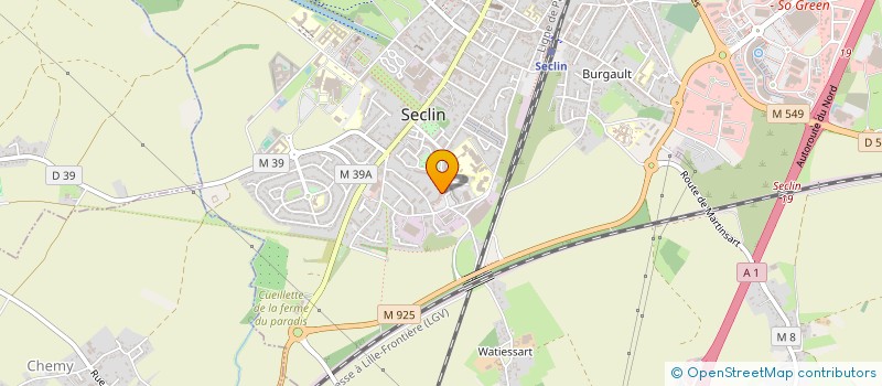 localisation de l'entreprise RM TAXI  SECLIN