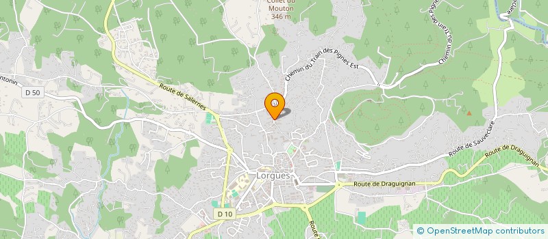 localisation de l'entreprise RM THERAPY  LORGUES