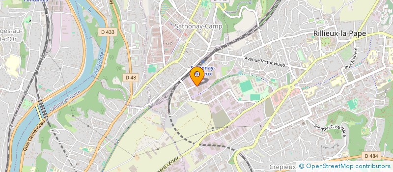 localisation de l'entreprise RM TRANSPORTS  RILLIEUX-LA-PAPE