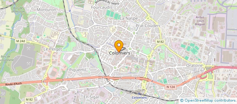 localisation de l'entreprise RM VO à COLOMIERS