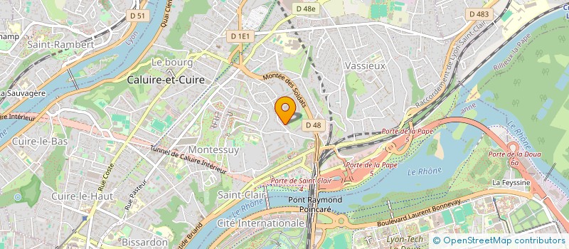 localisation de l'entreprise RM WASH à CALUIRE-ET-CUIRE