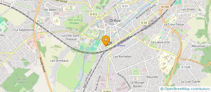 localisation de l'entreprise RM2S HOLDING à DREUX