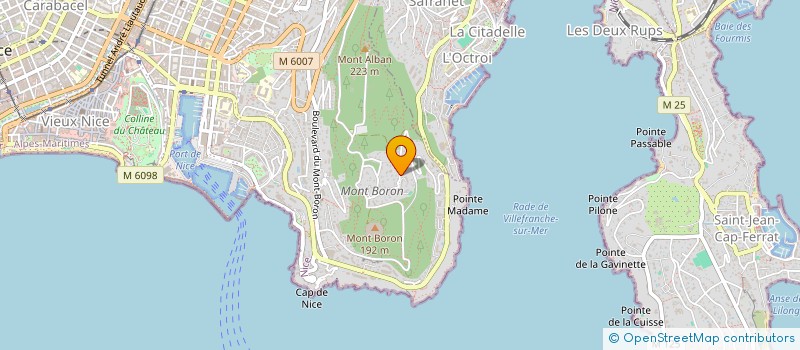 localisation de l'entreprise RM3F à NICE