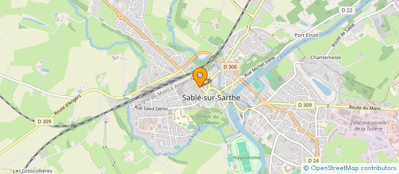 localisation de l'entreprise RMA  SABLE-SUR-SARTHE